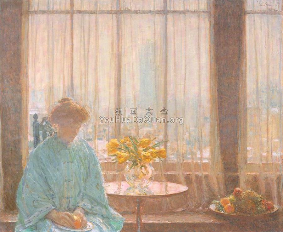 The Breakfast Room, Winter Morning - 施尔德·哈森